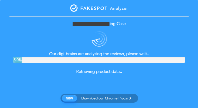 Fakespot product review analysis tool