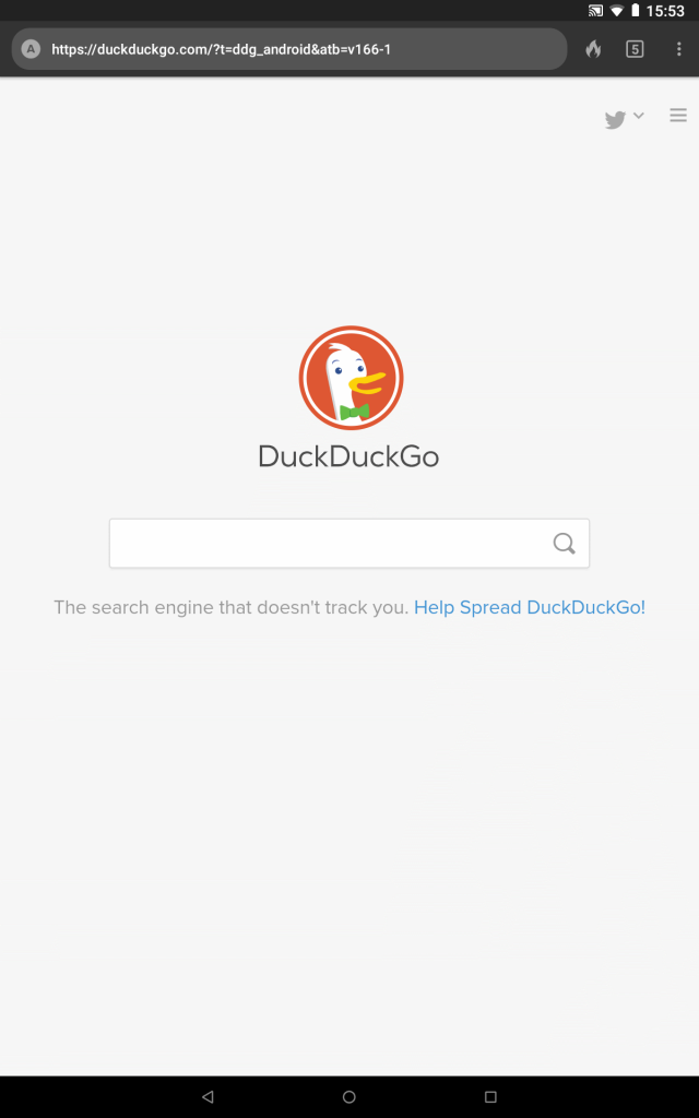 DuckDuckGo mobile browser