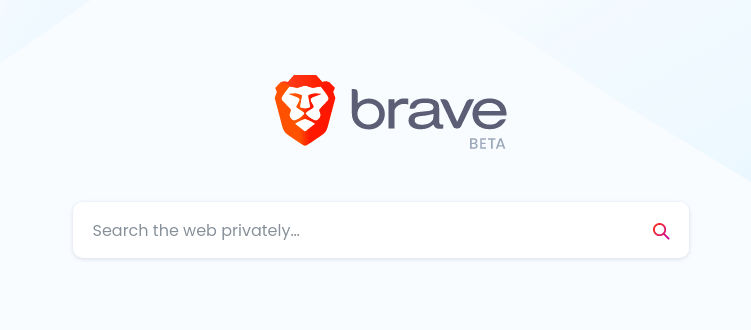 brave browser search screen shot